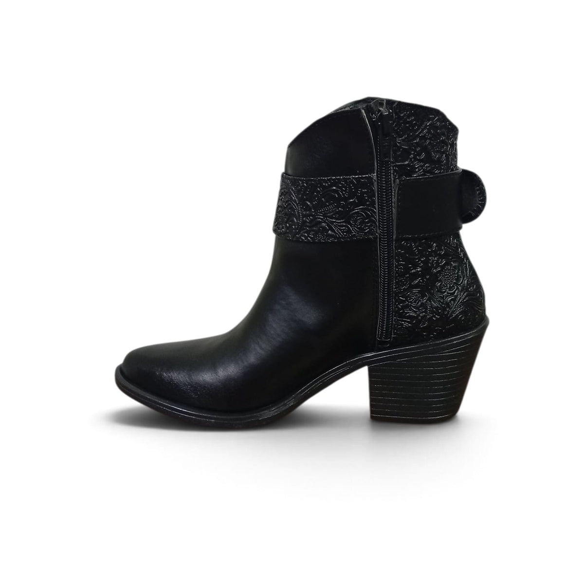 Botines de Tacón para dama Estilo 1714 Marca Cristina Calderón