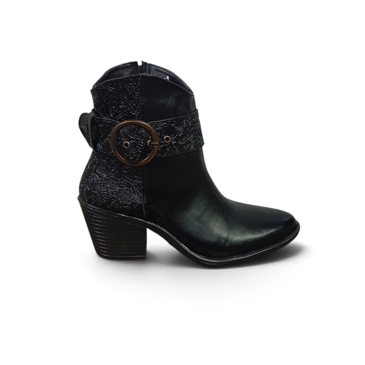 Botines de Tacón para dama Estilo 1714 Marca Cristina Calderón