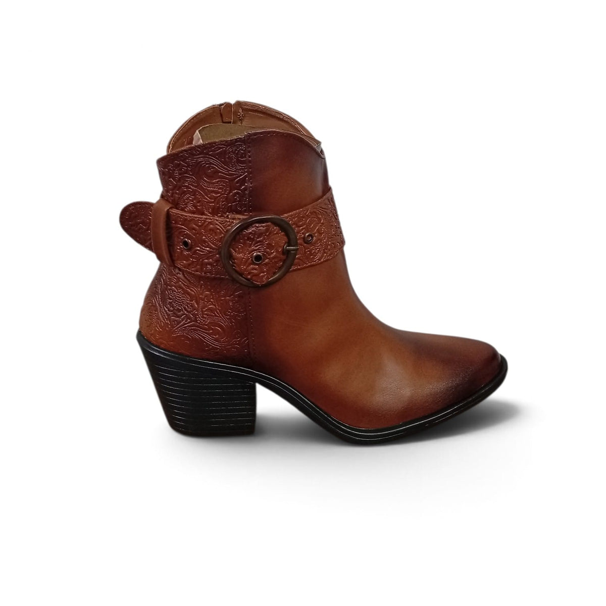 Botines de Tacón para dama Estilo 1714 Marca Cristina Calderón