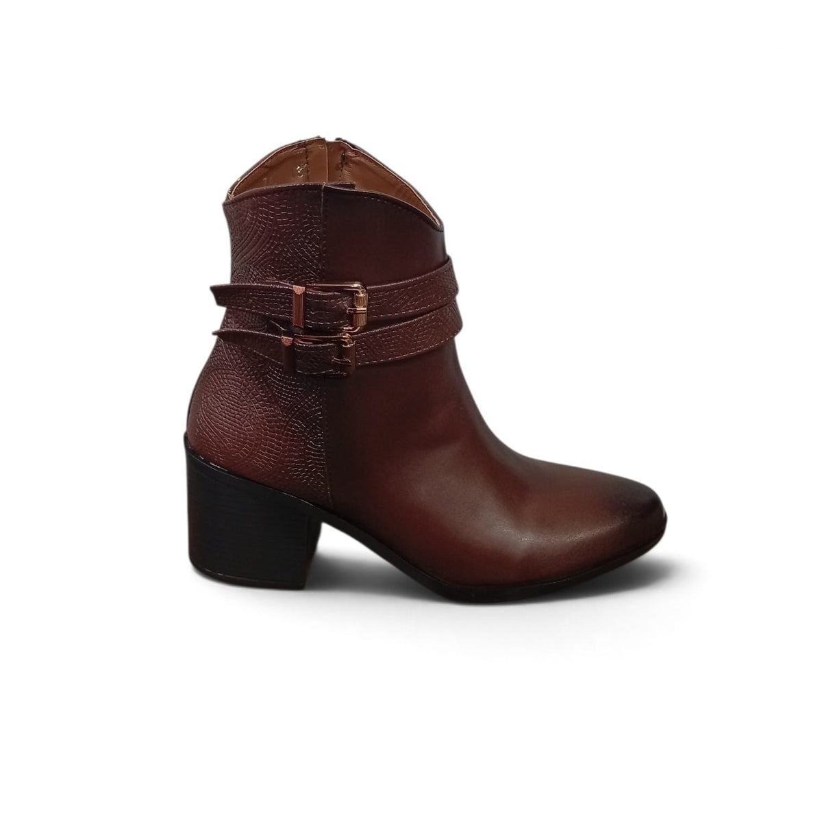 Botines de Tacón para dama Estilo 1714 Marca Cristina Calderón