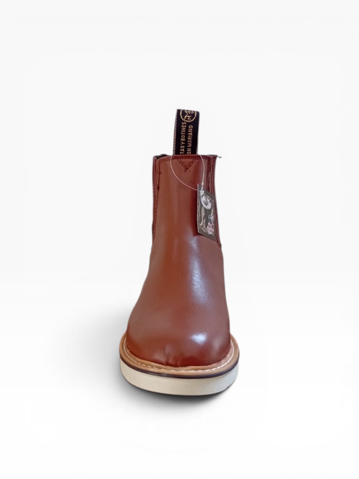 Botines lecheros con suela mil rayas marca Don Mariano