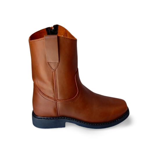 Botas roper tipo rodeo estilo 858 con cierre lateral marca Astillero