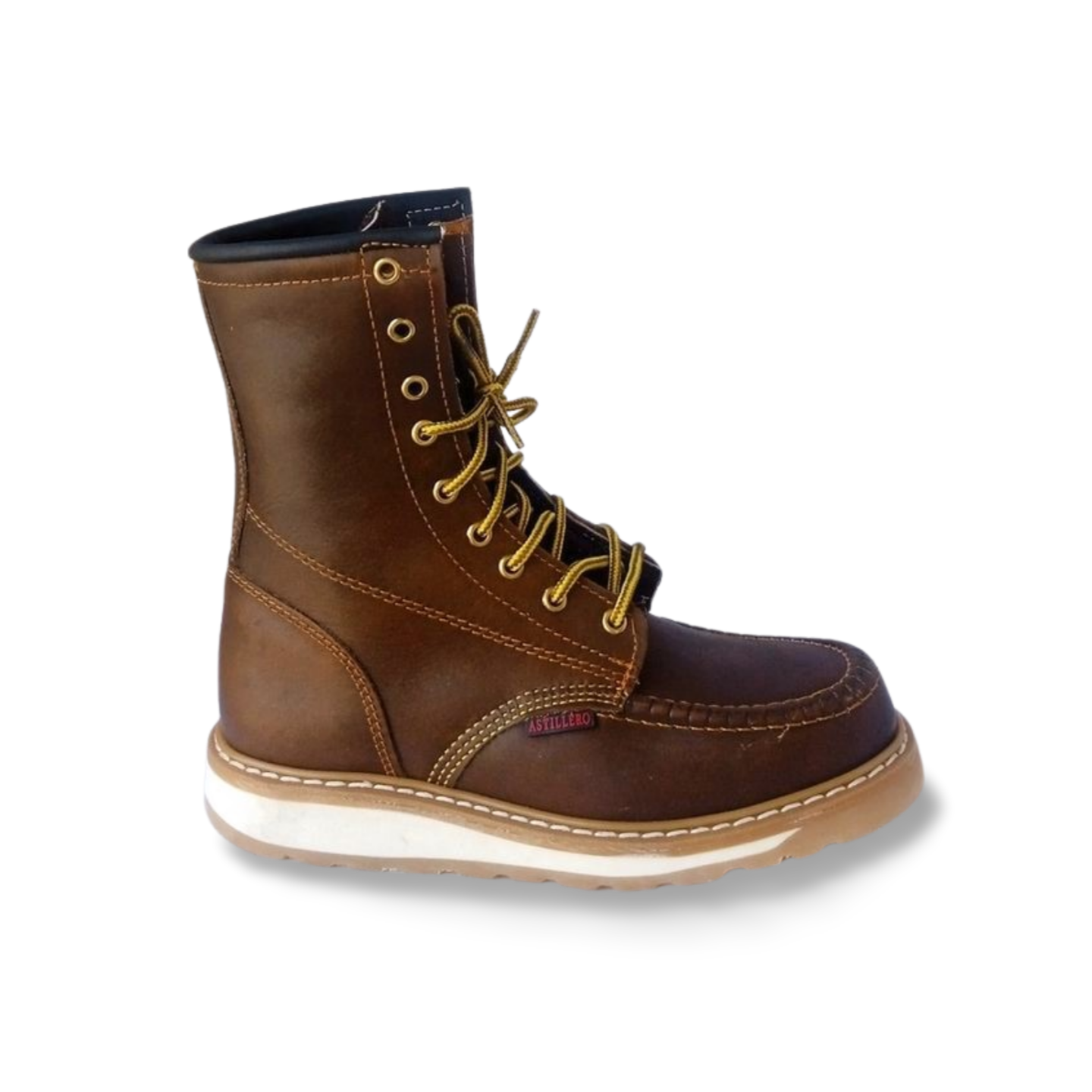 Botas altas estilo 304 tipo bordo lengua cosida Astillero