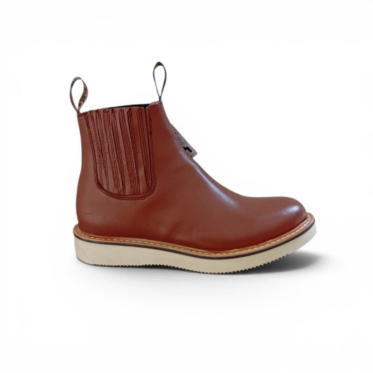 Botines lecheros con suela mil rayas marca Don Mariano