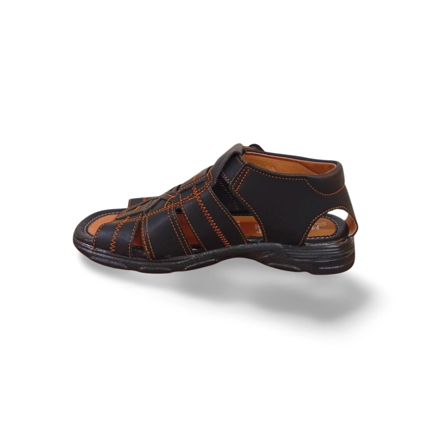 Huaraches para caballero con forro de cuero porcino marca Mandorriquis.