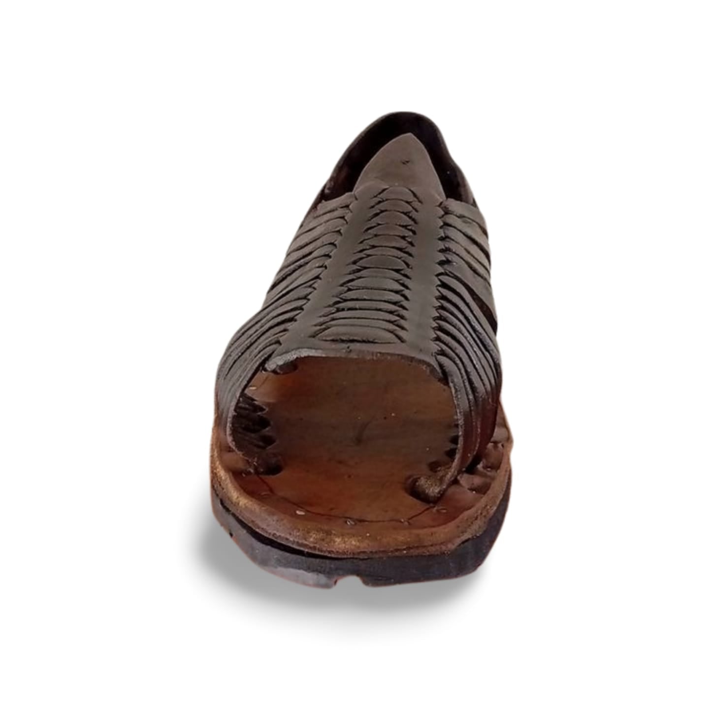 Huaraches para caballero de piel y suela llanta marca Lilians