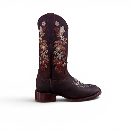Botas vaqueras con suela de vaqueta para Dama marca Pedraza