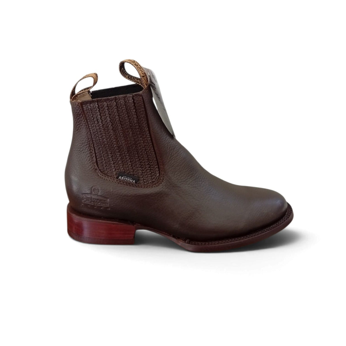 Botines charros con suela de Vaqueta marca Arizona