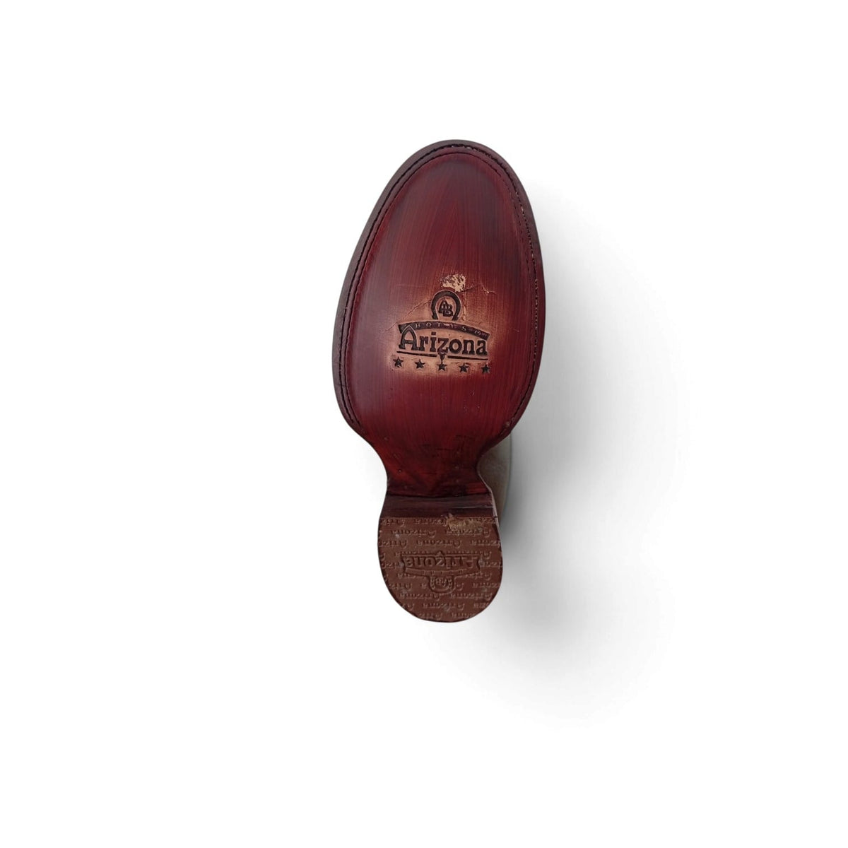 Botines charros con suela de Vaqueta marca Arizona