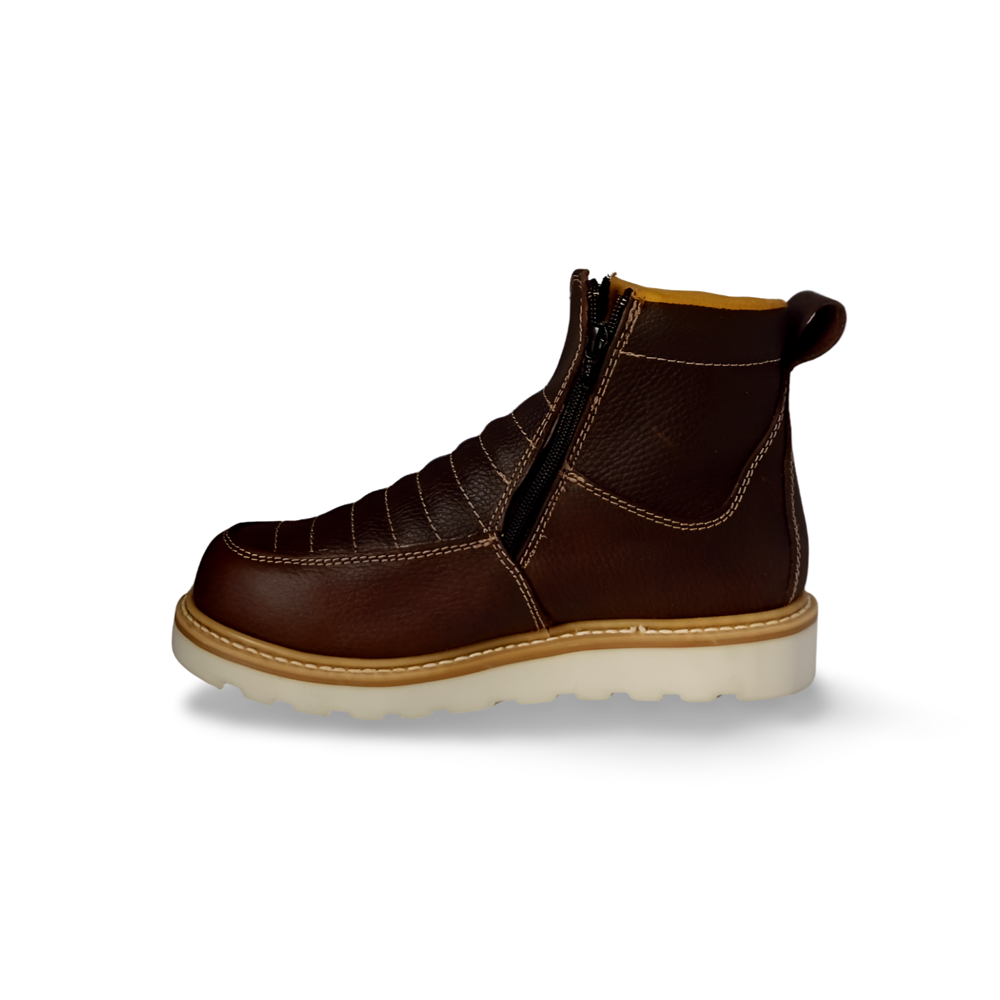 Botas estilo 6062 color chocolate con suela poliuretano blando Magno