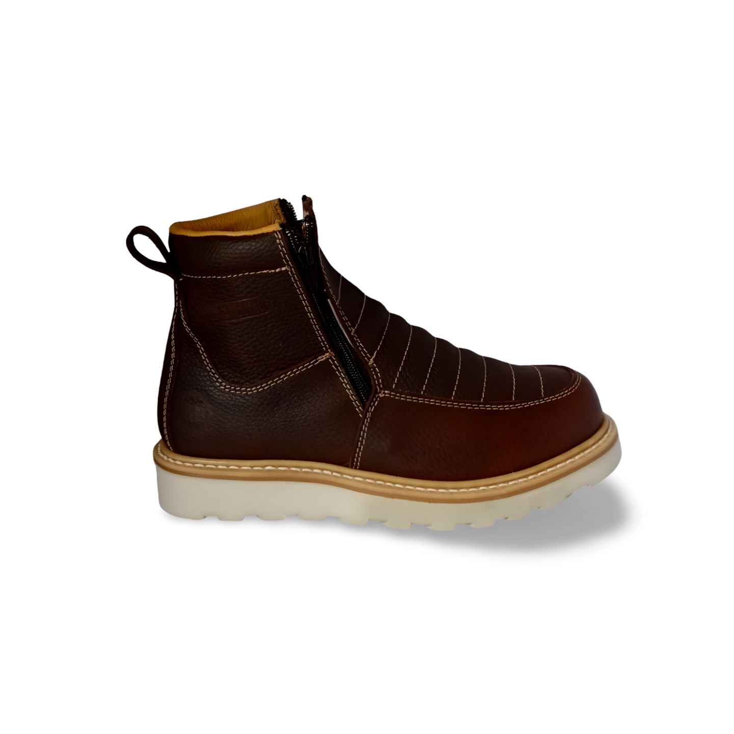 Botas estilo 6062 color chocolate con suela poliuretano blando Magno