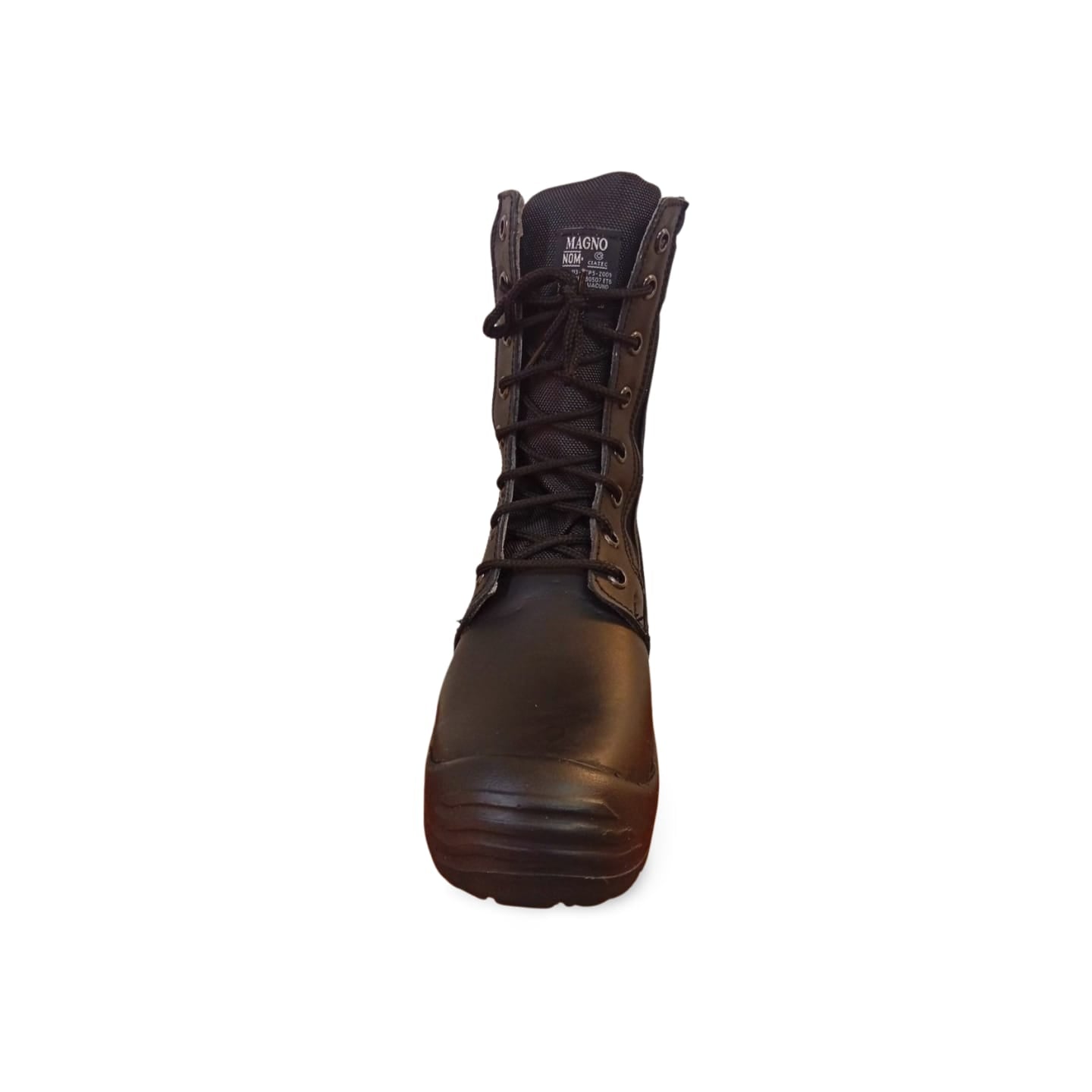 Botas Tácticas color Negro suela blanda marca Magno