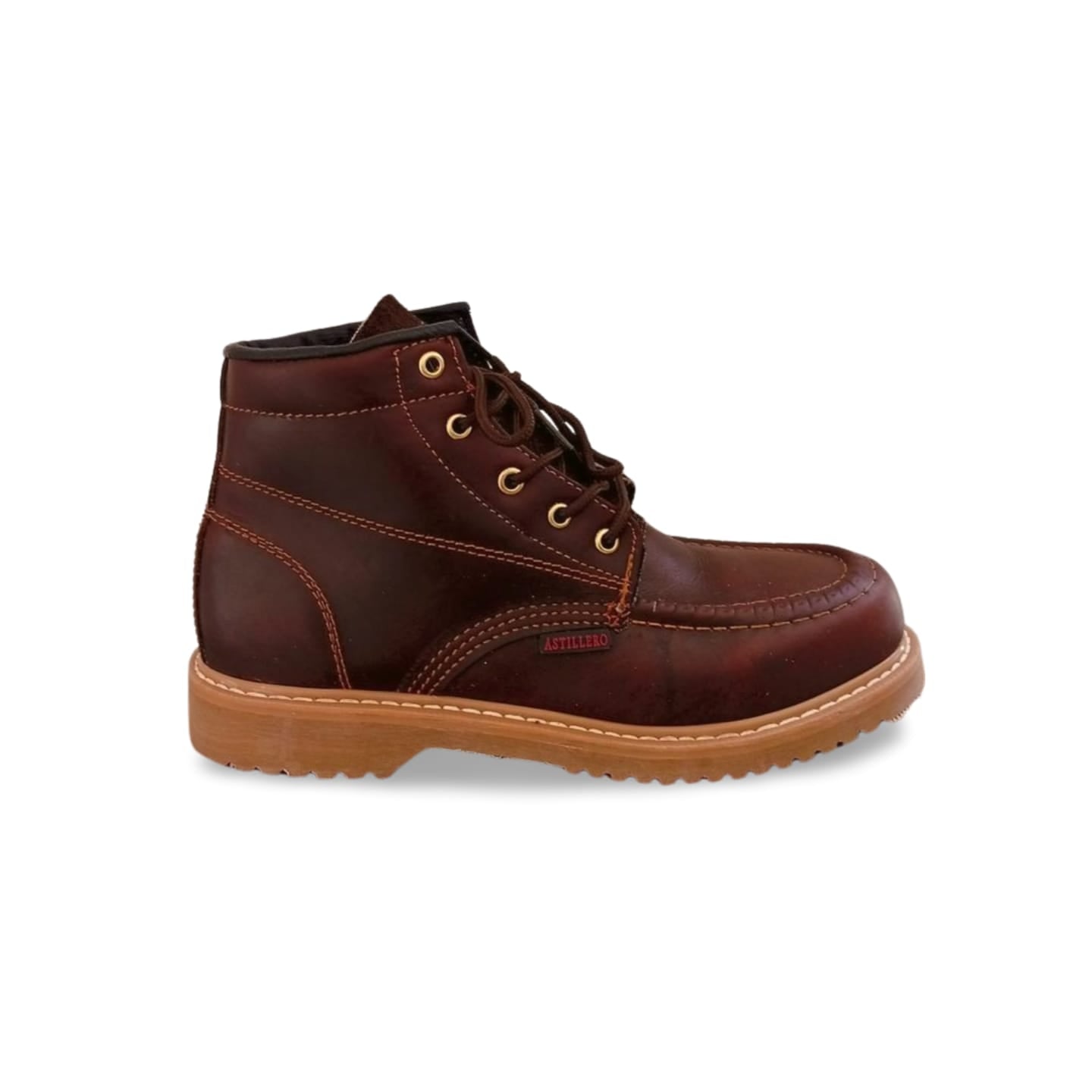 Botas de Trabajo de  piel uso rudo Astillero Estilo 101 | Resistencia y Comodidad