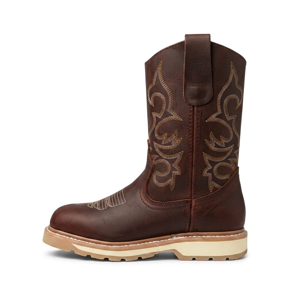 Botas vaqueras con casco de acero marca Zapata Boots