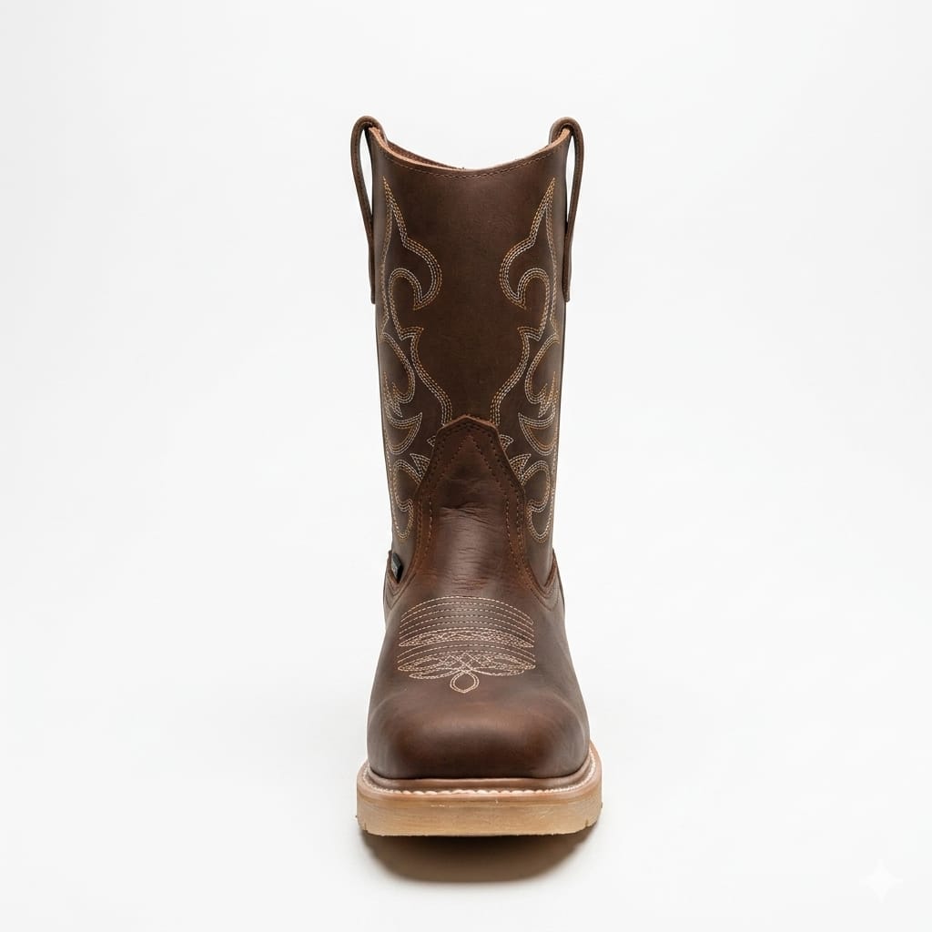 Botas vaqueras con casco de acero marca Zapata Boots