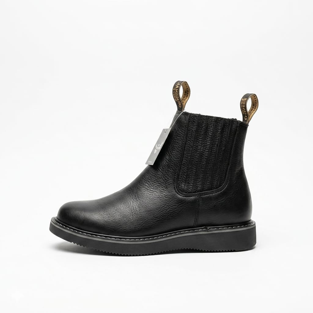 Botines lecheros con suela mil rayas marca Don Mariano