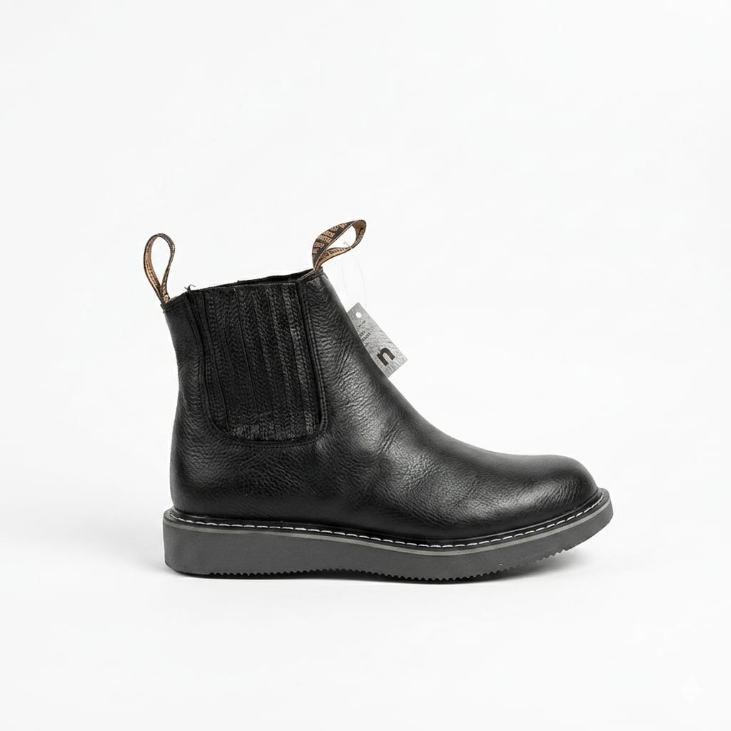 Botines lecheros con suela mil rayas marca Don Mariano