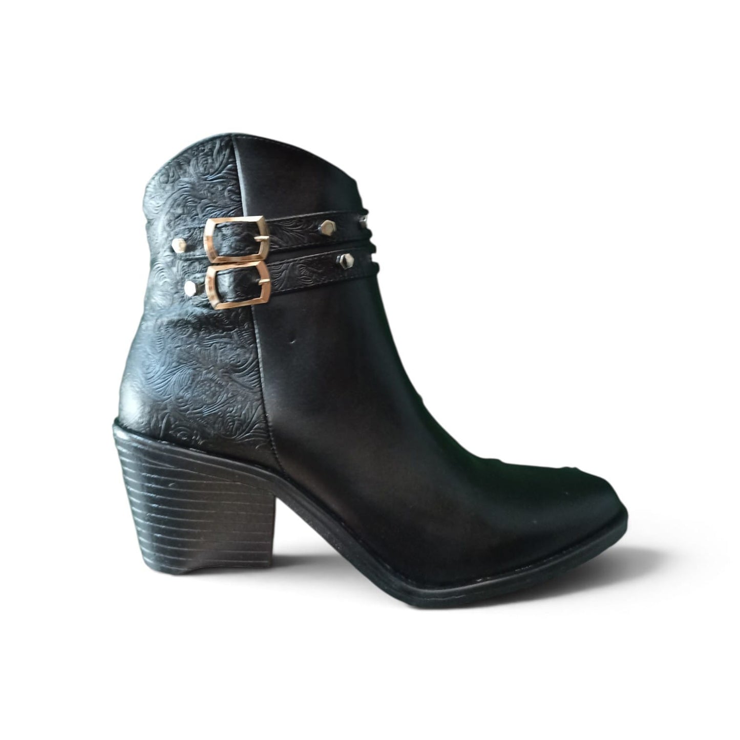 Botines de Tacón para dama Estilo 1714 Marca Cristina Calderón