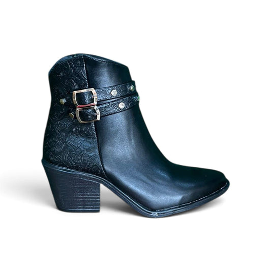 Botines de Tacón para dama Estilo 1714 Marca Cristina Calderón