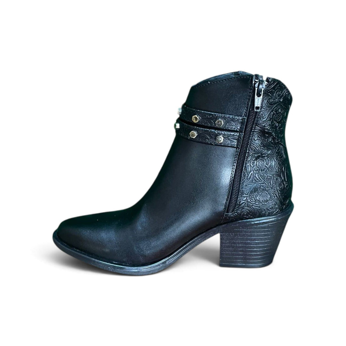 Botines de Tacón para dama Estilo 1714 Marca Cristina Calderón