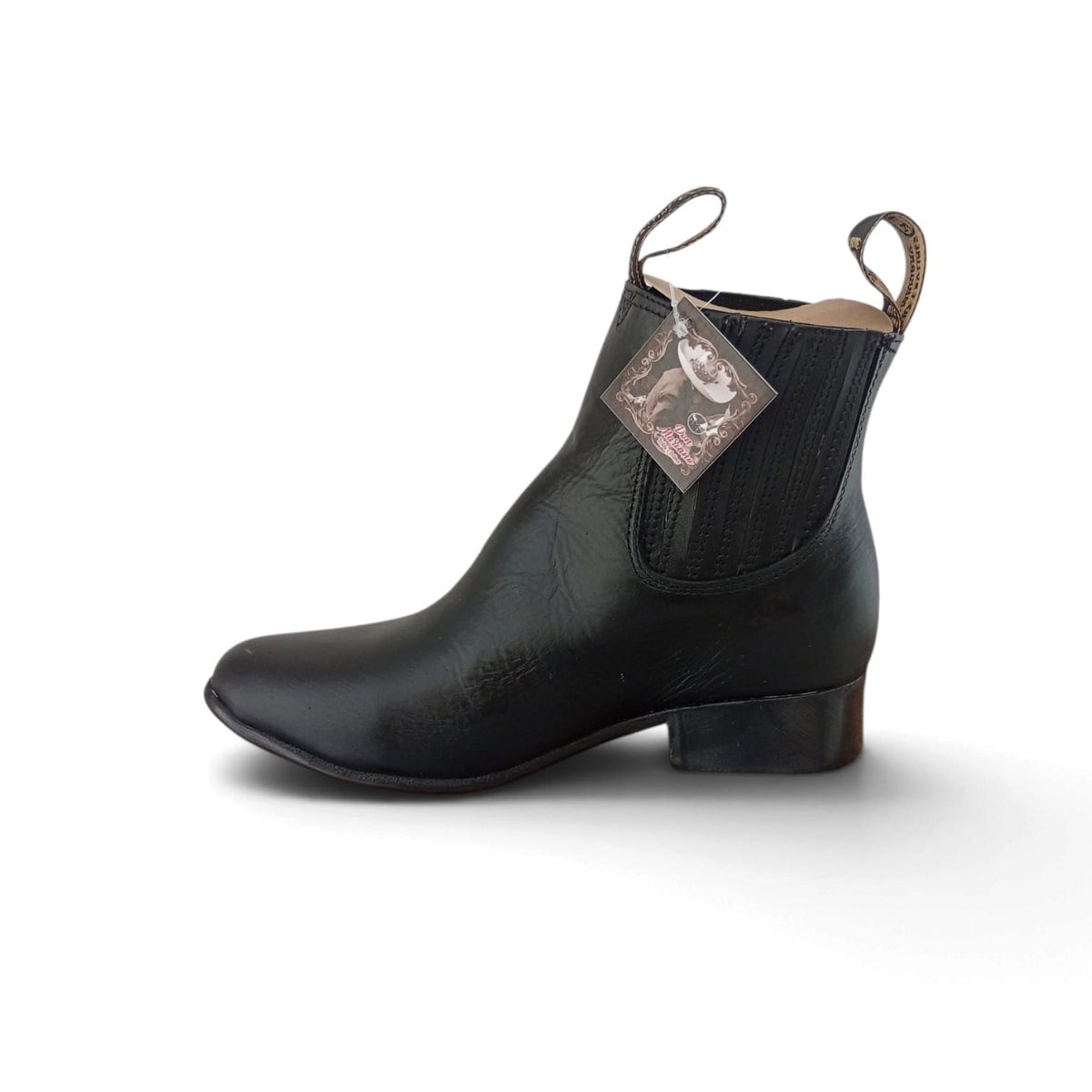 Botines charros de piel marca Don Mariano