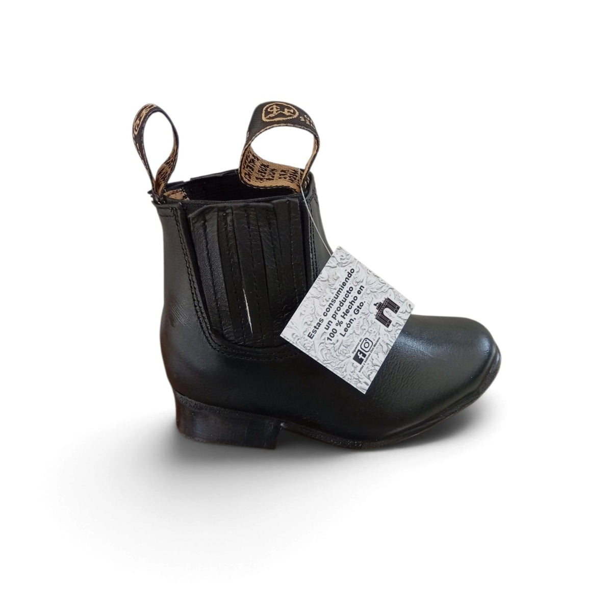 Botines charros de piel infantiles marca Don Mariano