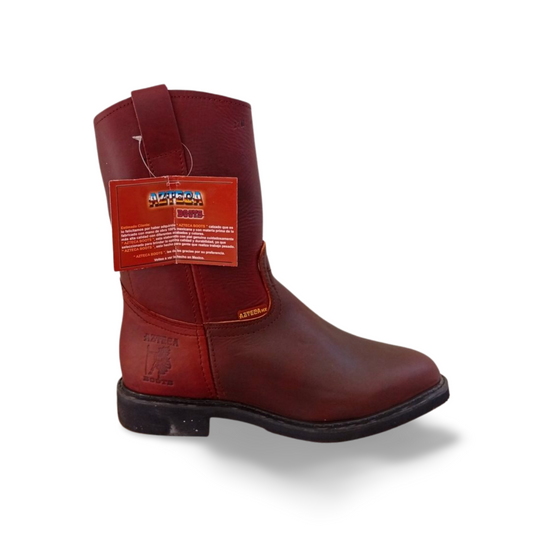 Botas para trabajo estilo roper de piel resistentes para Hombre marca Azteca