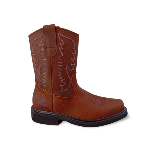 Botas vaqueras para caballero grabadas marca Valencia modelo 070