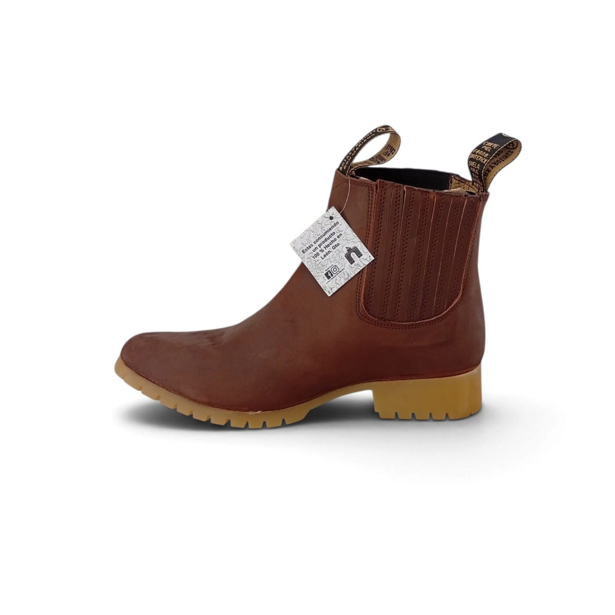 Botines con suela de tractor marca Don Mariano